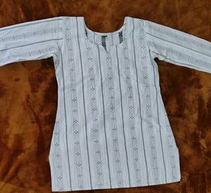 Striped Cotton Kurti