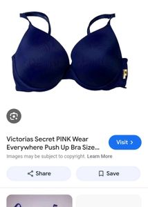 Navy Blue Bra Victoria secret