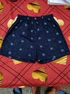 Navy Printed Boxers