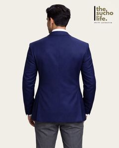 Navy Blue Blazer - Formal Style