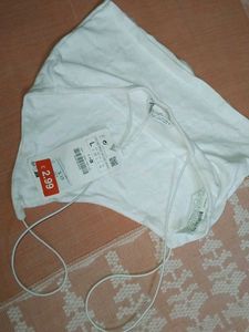 Zara White Crop Top