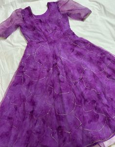 Prettiest Organza Dress(Y2k Print)💞