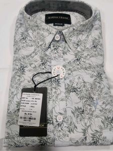 white Floral Print Shirt