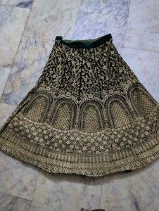 very heavy bridal lehenga