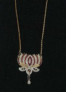 Traditional Lotus Pendent Chain