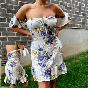 Ivory & Blue F21 Sundress