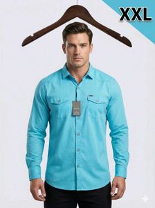 Stylish Blue Men's Shirt