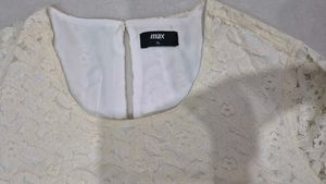 Elegant Cream Lace Bodycon Dress