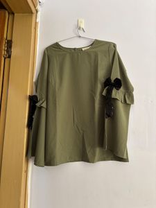 Olive Green Top