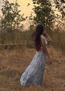 printed skirt
