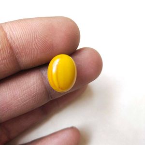 7.30 CTS Yellow Sulemani hakik/Haqiq Gemstone