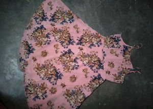 Floral Pink Midi Dress