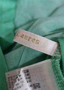 Olivia Lauren Women Green Shiny Lace Casual Top