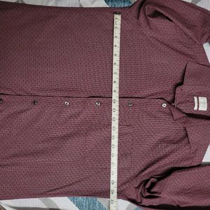 Arrow Maroon Patterned Shirt