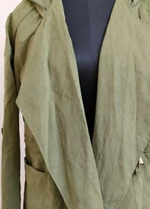 Green Hooded Jacket