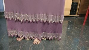 Nida Umbrella Burka Onion Pink Color Size 56