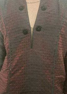 Maroon Kurta