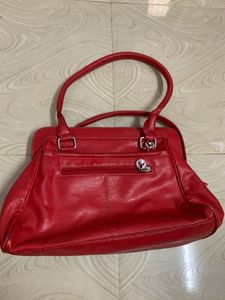 Red Colour Handbag