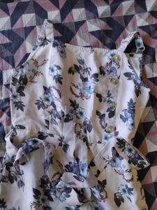 Floral Jumpsuit With Spaghetti Straps