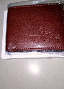 Brown Leather Woodlands Wallet