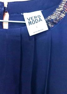 Beautiful Navy Blue Top For Women