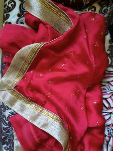 Red Saree
