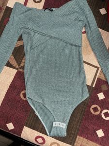 Ribbed Long Sleeve Bodysuit