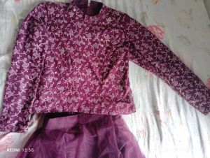Glitten Top/Net Steps Skirt/Net Shall,Coat