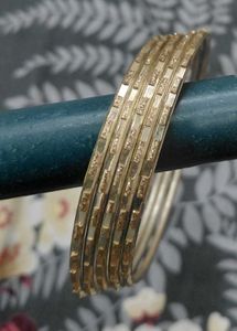 Golden Bangle Set