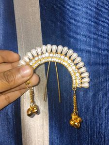 Pearl & Gold Hair Pin