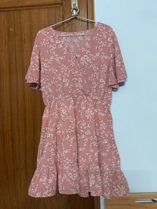 Urbanic Pink Floral Dress