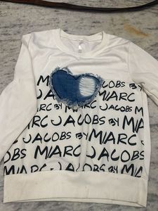 Marc Jacobs Denim Heart Sweatshirt