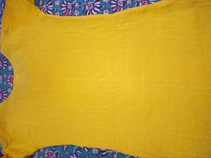 Yellow Kurti For Girls