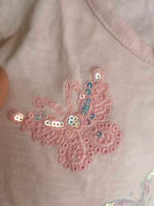 Cute Pink Butterfly Dress