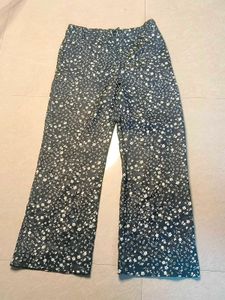 Floral Print High Waist Pant