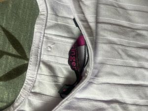 Ribbed Tank Top with Buttons