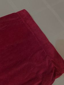 Velvet Skinny Short Skirt