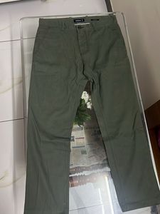 CODE Patterned Flat Trouser