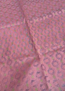 5 Mtr Elegant Banarasi Pink Fabric