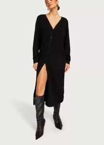 Black Moss Shirt Dress