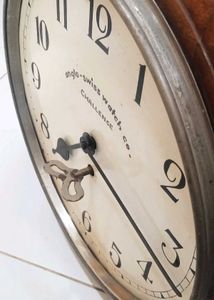 Vintage Anglo-Swiss Wall Clock