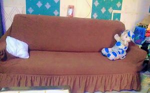 Stretchable Double Seater Sofa Cover