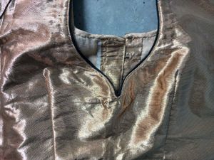 Partywear Designer Golden Blouse