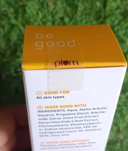 Plum 2% Alpha Arbutin &amp; Hyaluronic Acid Face Serum