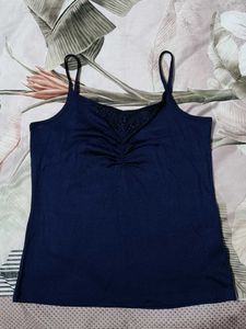 Set Of 2 Women Blue &amp; Black Camisole