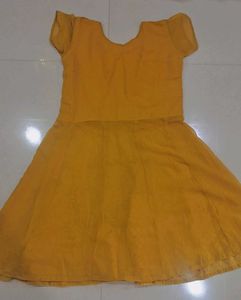 Yellow Ethnic Sharara Suit