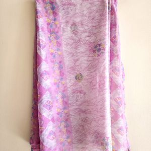 Pink N White Salwar Kameez Dupatta Suit
