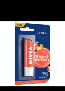 🍑 Nivea Peach Shine Lip Balm