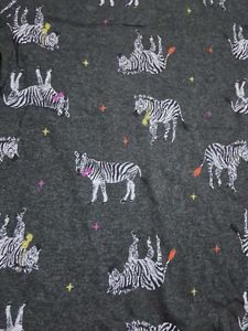 Zebra Print Pajama Set