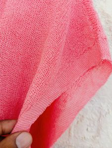 Coral Knit Top